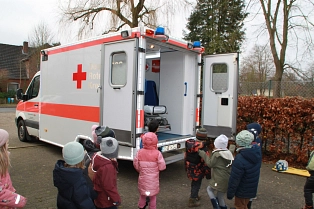 Kindertagesstätte Alte Post Rettungswagen © Samtgemeinde Fintel